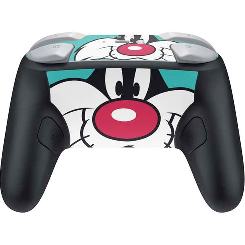 Looney Tunes Sylvester Zoomed In Nintendo Switch 2 (2025) Pro Controller Skin