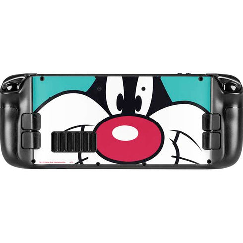 Looney Tunes Sylvester Zoomed In Steam Deck Handheld Gaming Computer OLED Skin