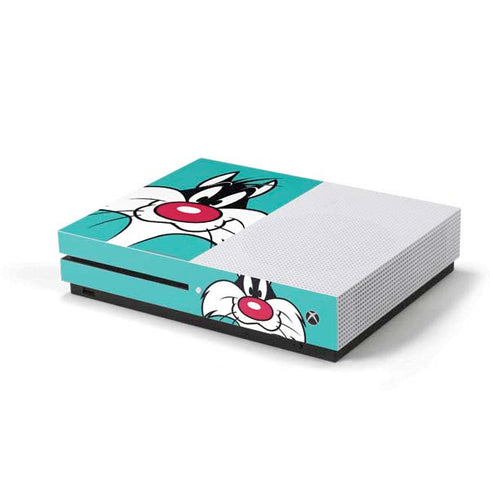 Looney Tunes Sylvester Zoomed In Xbox One S Console Skin