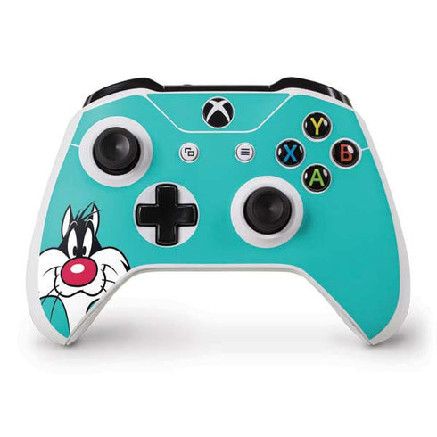 Looney Tunes Sylvester Zoomed In Xbox One S Controller Skin