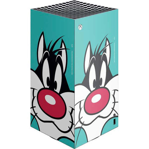 Looney Tunes Sylvester Zoomed In XBox Series X Digital Edition Console Skin