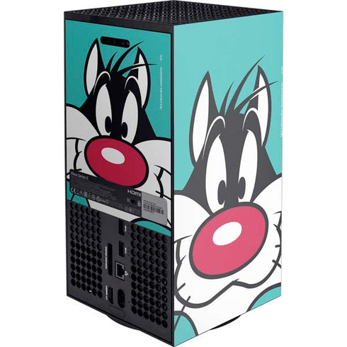 Looney Tunes Sylvester Zoomed In XBox Series X Digital Edition Console Skin