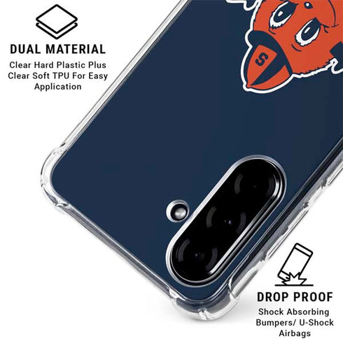 Syracuse University Orange Mascot Galaxy A36 5G Clear Case