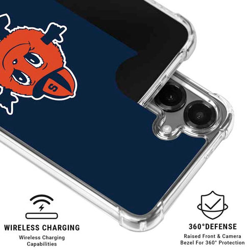 Syracuse University Orange Mascot Galaxy S26 Clear Case