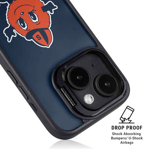 Syracuse University Orange Mascot iPhone 14 Plus Kickstand Case