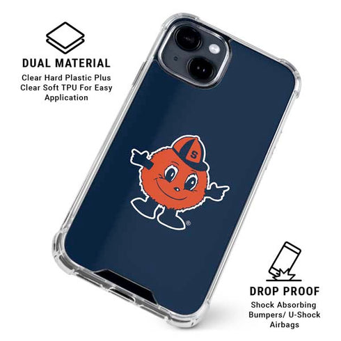 Syracuse University Orange Mascot iPhone 15 Clear Case