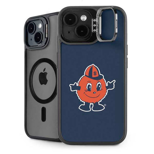 Syracuse University Orange Mascot iPhone 15 Plus Kickstand Case