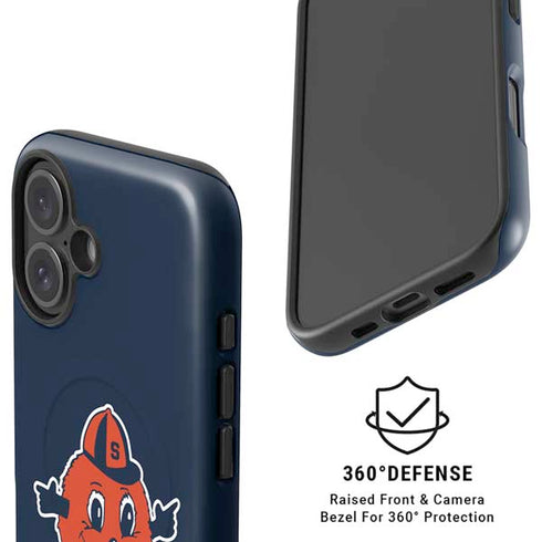Syracuse University Orange Mascot iPhone 16 Magsafe Impact Case