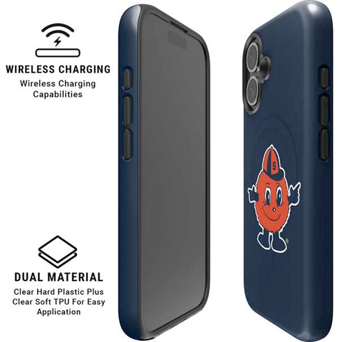 Syracuse University Orange Mascot iPhone 16 Plus Magsafe Impact Case