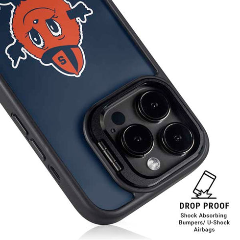 Syracuse University Orange Mascot iPhone 16 Pro Max Kickstand Case