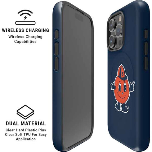 Syracuse University Orange Mascot iPhone 16 Pro Max Magsafe Impact Case