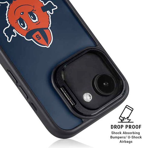 Syracuse University Orange Mascot iPhone 16e Kickstand Case