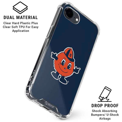 Syracuse University Orange Mascot iPhone 16e Clear Case