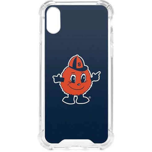 Syracuse University Orange Mascot iPhone XS Clear Case