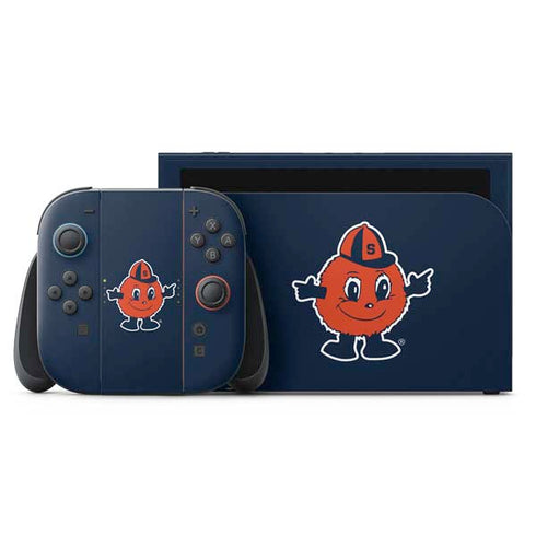 Syracuse University Orange Mascot Nintendo Switch 2 (2025) with Joy-Con Skin