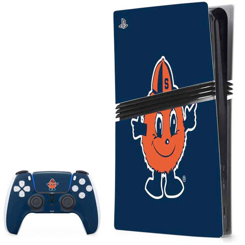Syracuse University Orange Mascot PS5 Pro Bundle Skin