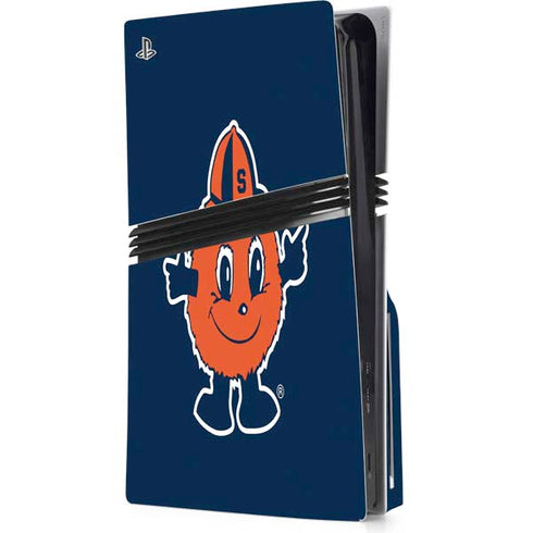 Syracuse University Orange Mascot PS5 Pro Disk Console Skin