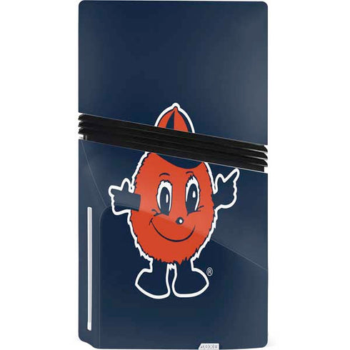 Syracuse University Orange Mascot PS5 Pro Disk Console Skin