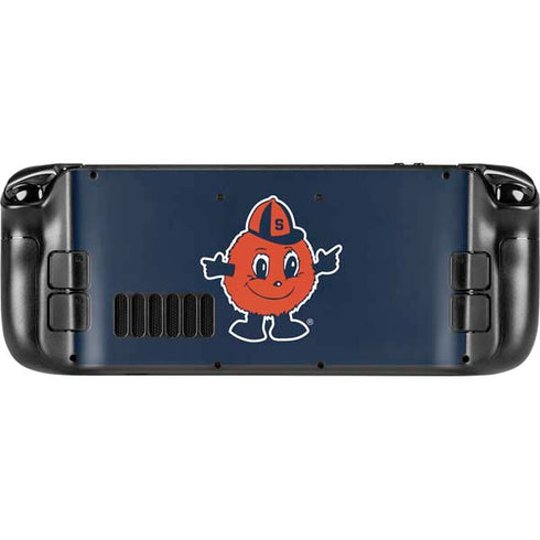 Syracuse University Orange Mascot Steam Deck Handheld Gaming Computer OLED Skin