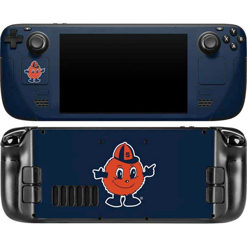 Syracuse University Orange Mascot Steam Deck Handheld Gaming Computer Skin