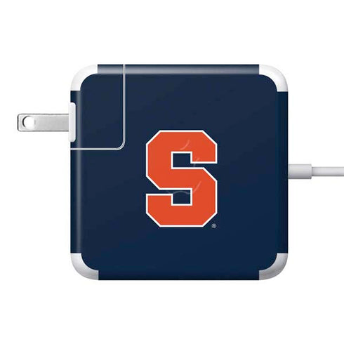 Syracuse University S Logo 85W Power Adapter (15 and 17 inch MacBook Pro Charger) Skin