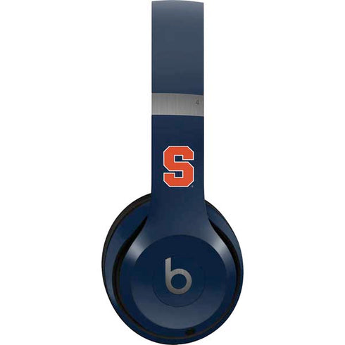 Syracuse University S Logo Beats Solo 4 Wireless Headphones Skin