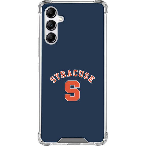 Syracuse University S Blue Galaxy A14 5G Clear Case