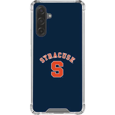 Syracuse University S Blue Galaxy A17 Clear Case