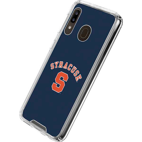 Syracuse University S Blue Galaxy A30 Clear Case