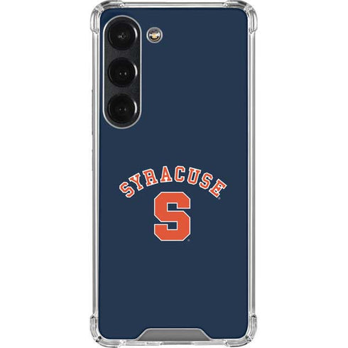 Syracuse University S Blue Galaxy S23 Clear Case