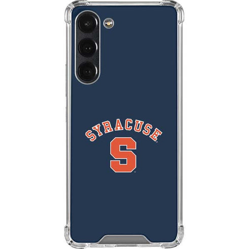 Syracuse University S Blue Galaxy S23 Plus Clear Case