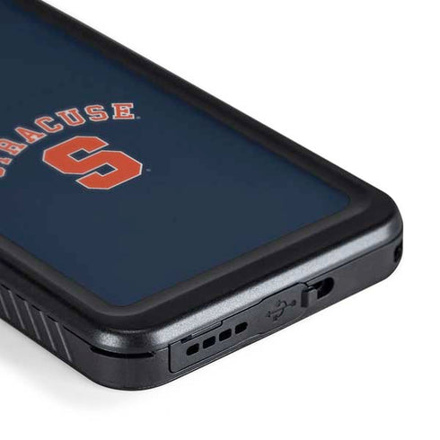 Syracuse University S Blue Galaxy S24 Plus Waterproof Case