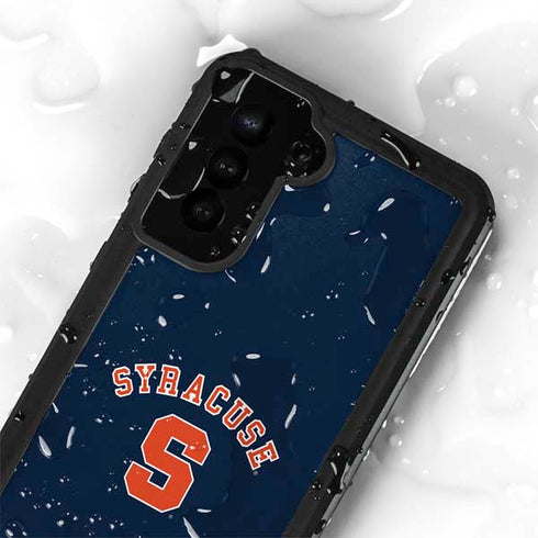 Syracuse University S Blue Galaxy S24 Plus Waterproof Case