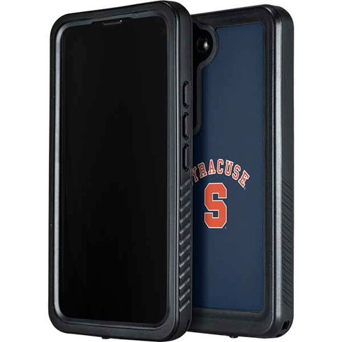 Syracuse University S Blue Galaxy S24 Waterproof Case