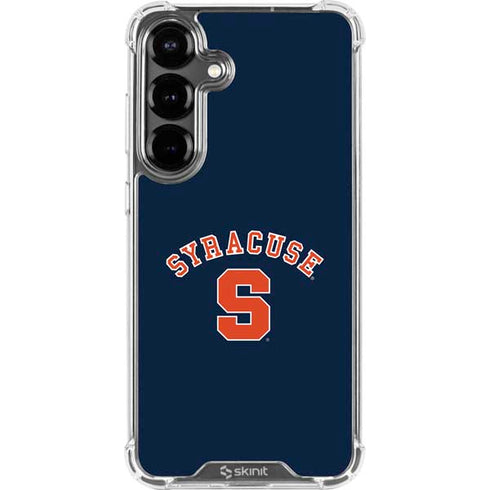 Syracuse University S Blue Galaxy S26 Clear Case