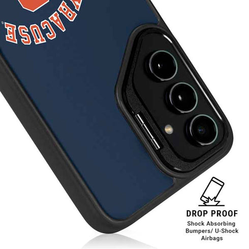 Syracuse University S Blue Galaxy S26 Plus Kickstand Case