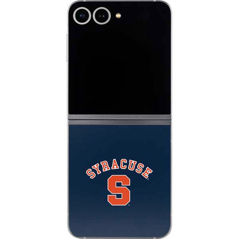 Syracuse University S Blue Galaxy Z Flip6 Skin