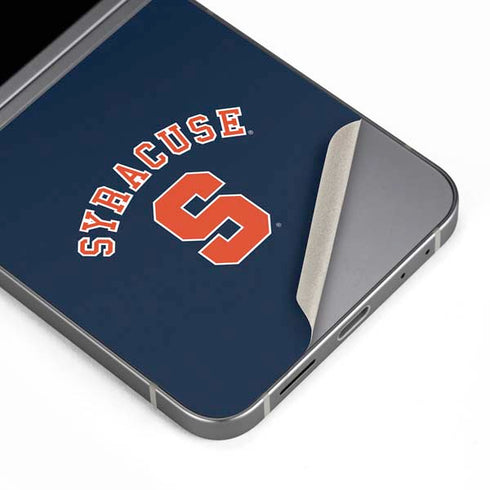 Syracuse University S Blue Galaxy Z Flip6 Skin