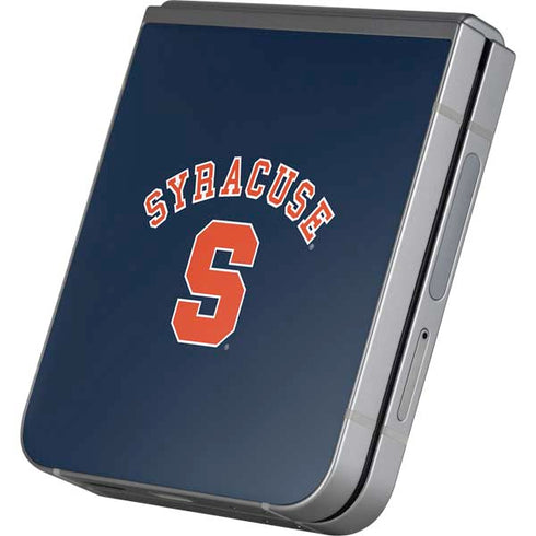 Syracuse University S Blue Galaxy Z Flip6 Skin