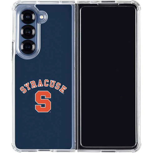 Syracuse University S Blue Galaxy Z Fold6 Clear Case
