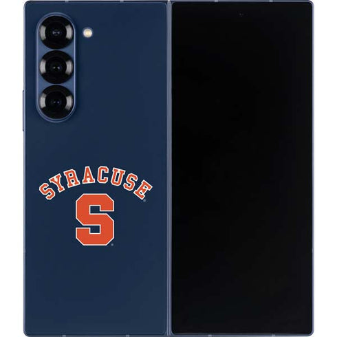 Syracuse University S Blue Galaxy Z Fold6 Skin