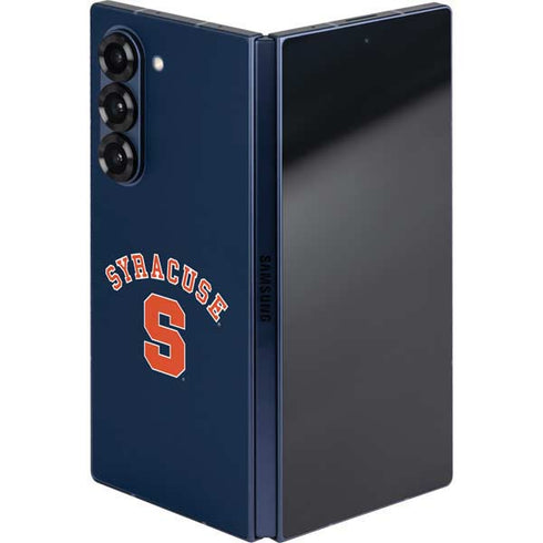Syracuse University S Blue Galaxy Z Fold6 Skin