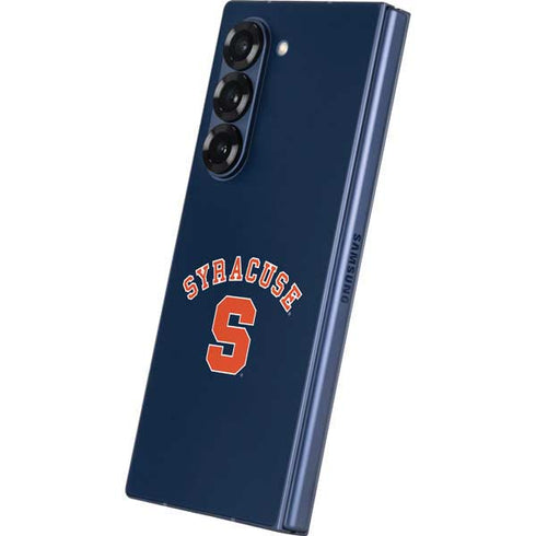 Syracuse University S Blue Galaxy Z Fold6 Skin