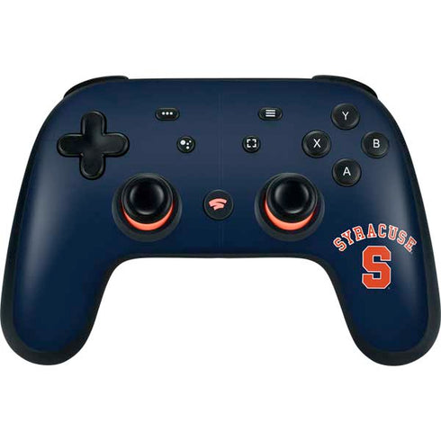 Syracuse University S Blue Google Stadia Controller Skin