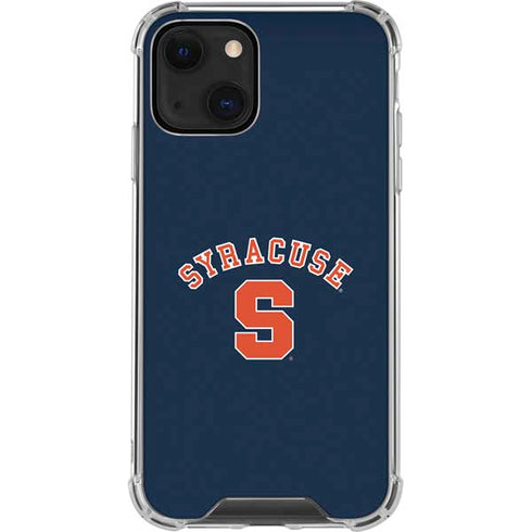 Syracuse University S Blue iPhone 14 Plus Clear Case
