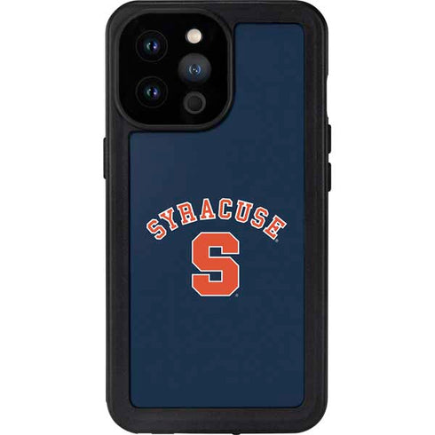 Syracuse University S Blue iPhone 14 Pro Max Waterproof Case