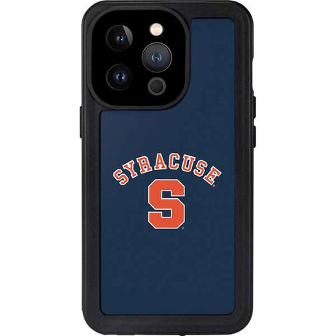 Syracuse University S Blue iPhone 14 Pro Waterproof Case