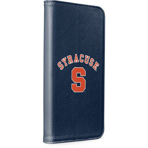 Syracuse University S Blue iPhone 15 Folio Case