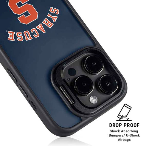 Syracuse University S Blue iPhone 15 Pro Max Kickstand Case