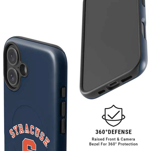 Syracuse University S Blue iPhone 16 Plus Magsafe Impact Case